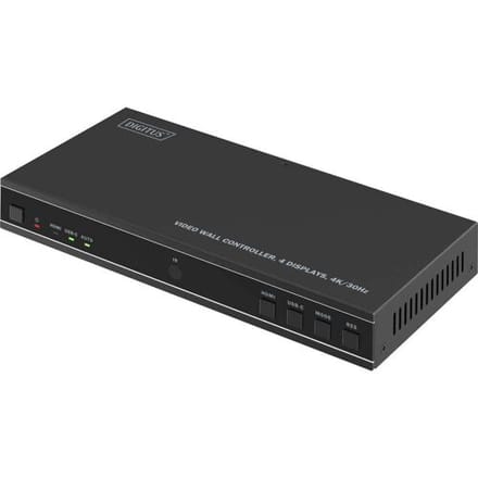 Digitus DS-55358 HDMI-extender HDMI, HDMI-ingang, USB-C Via signaalkabel 10 m