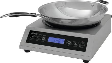 Saro Elektrische inductieplaat met wokpan | 34(b) x 44.5(d) x 11.7(h) cm