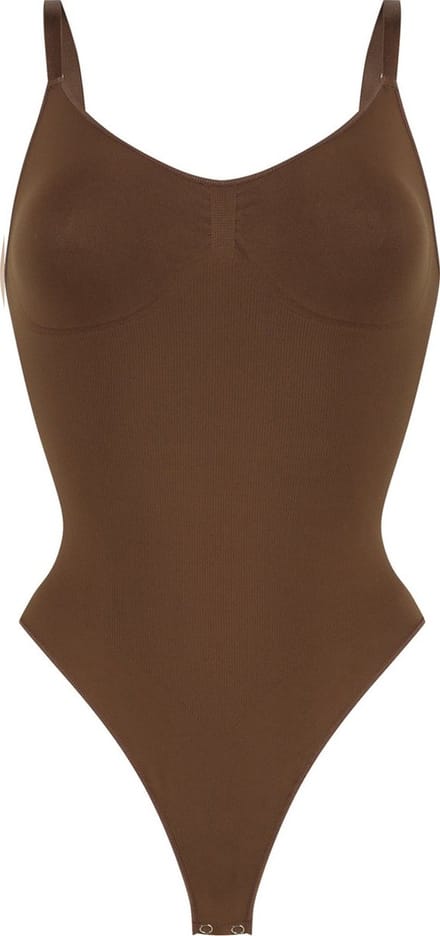 Teep® Corrigerend ondergoed - Stringbody - Bruin - Maat L - Shapewear
