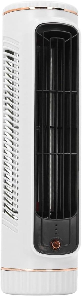 Torenventilator - Bladloze Koeler - Persoonlijke Verkoeling - Drie Snelheden - 26.67 cm Hoog - Wit