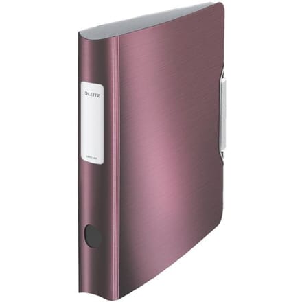 Leitz 180° Active Style Kunststof Ordner - Capaciteit van 350 A4 Vel - Rugbreedte van 65mm - Rood