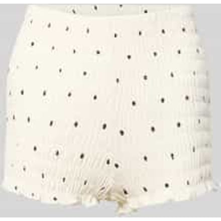 Shorts in all-over look met smokdetails
