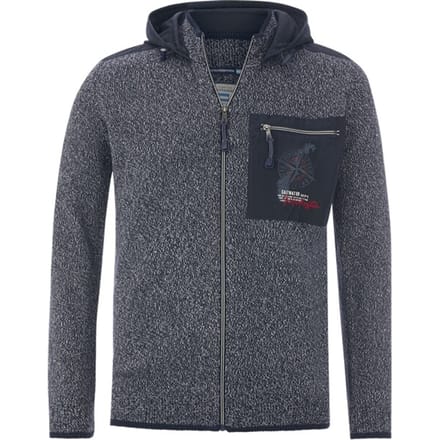 Jan Vanderstorm herren Vest - 64/66 - donkerblauw - Plus Size