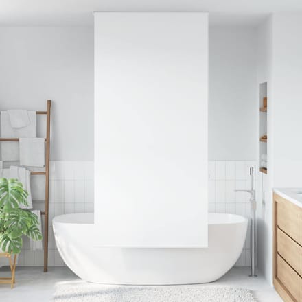 vidaXL - Doucherolgordijn - 90x240 - cm - stofbreedte - 86 - cm