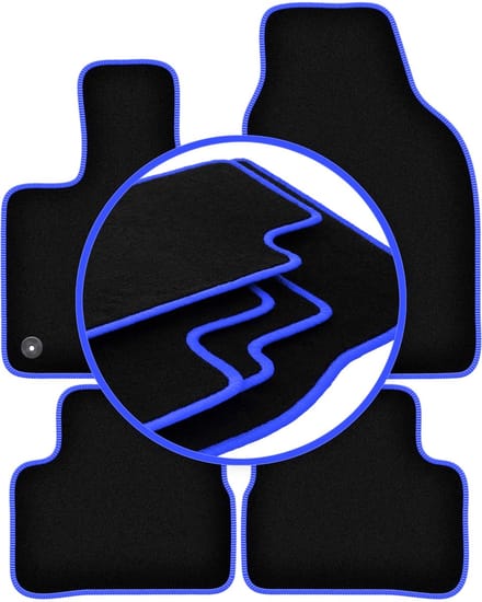 CARLUX-BLUE automatten voor: Fiat E-500 / 500 Electric hatchback (2020-)