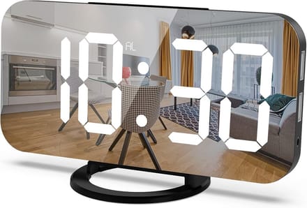 Digitale Wekker met Groot LED Scherm en Dubbele USB Oplader