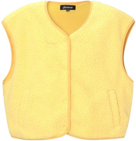 Woven Polyester Fiber Women's Vest Casual Solid Color Fall/Winter