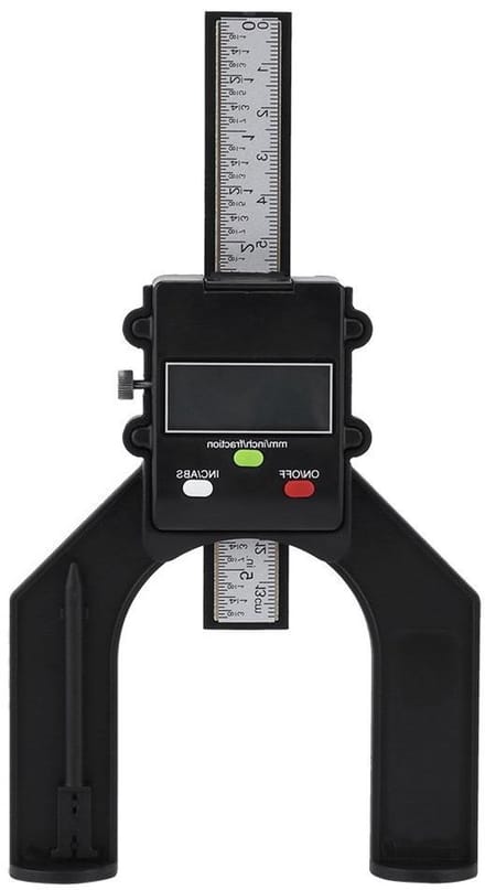 Digitale dieptemeter met magneetontwerp en LCD-scherm - meetbereik 0-80mm - html content nodig .