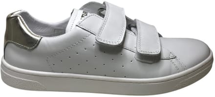 Naturino - Hasselt 2 - Mt 34 - velcro's lederen sneakers - wit/goud