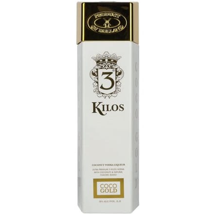 3 Kilos Vodka 3 Kilos COCO GOLD Coconut Vodka 30% Vol. 1l