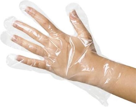 Comair - Plastic Wegwerp Handschoenen - Heren -100 Stuks