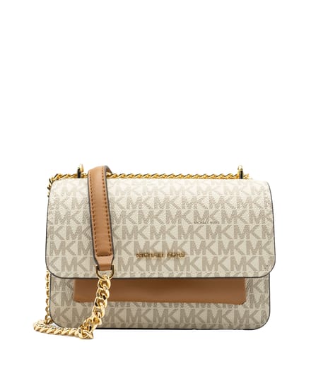 Michael Kors Claire Crossbodytas Dames - Vanilla - One Size