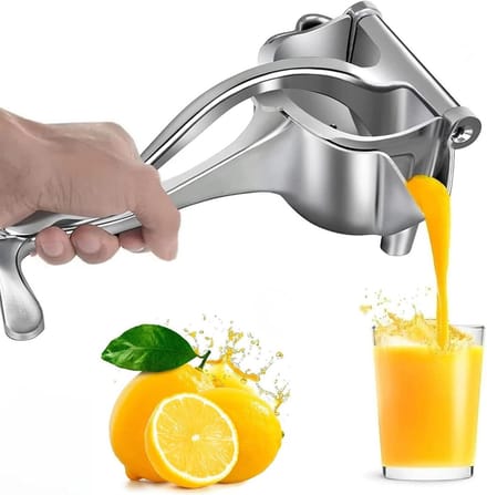 Handmatige Citruspers - Fruitpers Handmatig - Sap Maken - Roestbestendig Aluminium - 21.59 cm - Aluminium