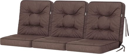 Tuinkussen - Bankkussen Sofa Kussen - Buiten Zitten - UV-Bestendig Deelbaar - 110 x 150 cm - Bruin