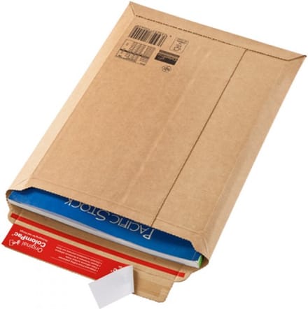 Colompac Verzendenvelop 34x50x5 cm   A3  Bruin verzendkarton   CP 010.08  - 20 stuks