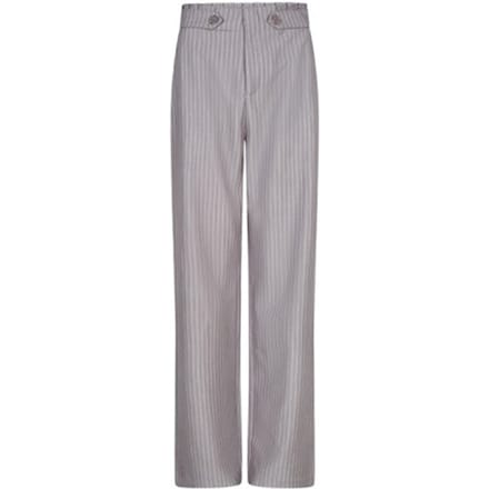 Lofty Manner Broek Trouser Nienke Pk34 533 Grey White Dames Maat - S