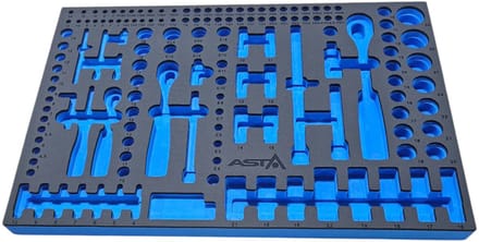 Gereedschapswagen Inleg Foam EVA 1/4" 3/8" 1/2"