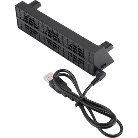 DC 5V Draagbare Modieuze Intelligente Koelventilator Voor PS4 Slim Gaming Console black