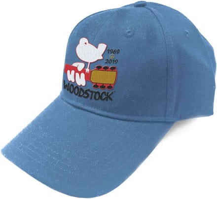 Woodstock - Logo Baseball pet - Blauw
