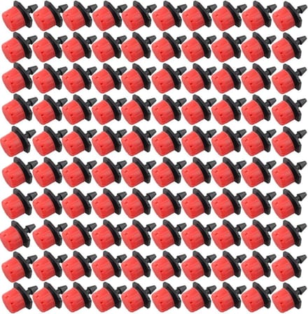 Plastic Verstelbare Micro Drip Irrigation Watering Tool - 100 Stuks Anti-verstopte Druppelaars voor Tuinieren en Plantenzorg