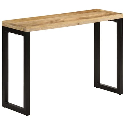 vidaXL - Wandtafel - 110x35x76 - cm - massief - ruw - mangohout