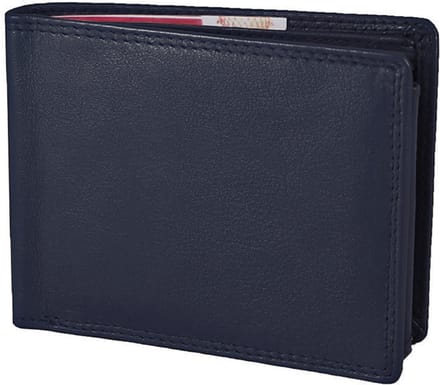 Houtkamp Leren Heren Portemonnee - Billfold - Nappa Leer - Blauw