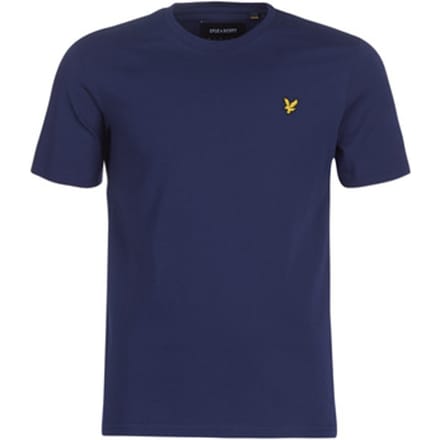 Lyle & Scott - Heren Tee SS Plain T-Shirt - Blauw - Maat M