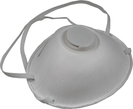 Benson Gevormd stofmasker met ventiel - FFP2 - wit - CE-keur - enkel gebruik