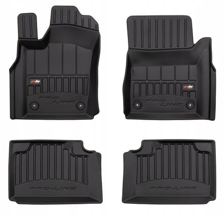 Frogum - No.77 - JEEP Grand Cherokee WK2 2010-2016 - Automatten set - 3D Bakmatten - TPE Rubber - 6 cm Rand