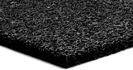 GJ Floors - Schoonloopmat spaghetti Elite | Zwart - Breedte: 1,20 meter - Dikte: 15 mm - Materiaal: Polymeren