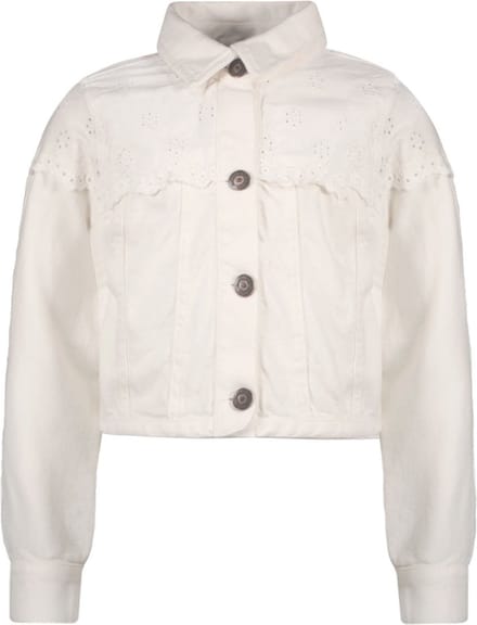 Like Flo F402-5365 Meisjes Jas - Off white - Maat 128