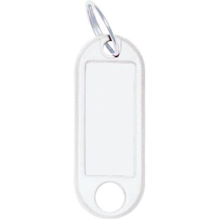 WEDO Sleutelhanger met ring, diameter: 18 mm, wit