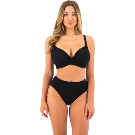 Fantasie Ottawa Deep Gathered Brief Dames Bikinibroekje - Zwart - maat S