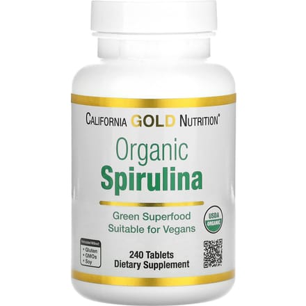 Biologische Spirulina, 1.500 mg, 240 tabletten (500 mg per tablet)