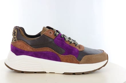 Xsensible Golden Gate Stretchwalker GX Sneakers - Dames - Bruin - Maat:37