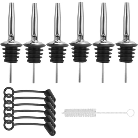 304 Roestvrij Staal Wijnfles Tuit Stop Likeur Dispenser Schenktuit Dop Keukenaccessoires gray
