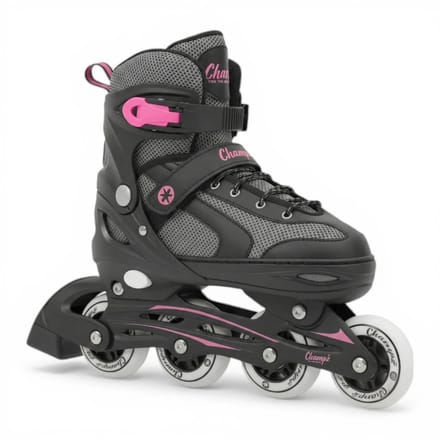 Kinder Skeelers 33-36 EU Verstelbaar – Gevorderden – Inline Skates Roze ABEC7 – Champz