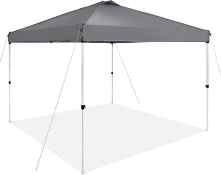 Pop-up partytent - Paviljoen - 3x3 m - Grijs - Uv-bescherming