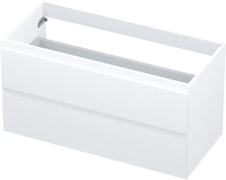 INK - Onderkast 2 Laden Greeploos Gelakt - 1000x450x520 Mm - Mat Wit