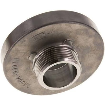 52-C (66 mm) RVS Storz-koppeling G 1 1/4'' Buitendraad