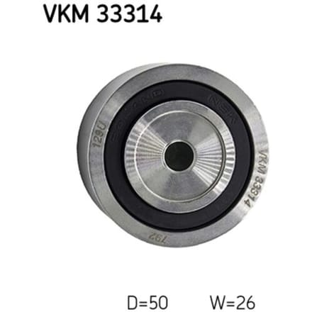 Rondsel/geleiderpoelie, V-ribbelriem SKF VKM 33314