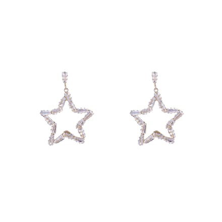 Go Dutch Label Oorknoppen sparkle star Zilver