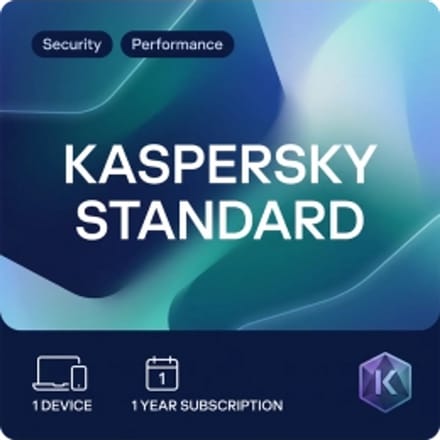 Kaspersky Standard | 1 Apparaat | 1 Jaar | 2026 | UK Editie