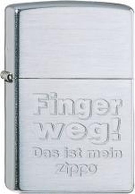 Zippo aansteker Finger Weg!