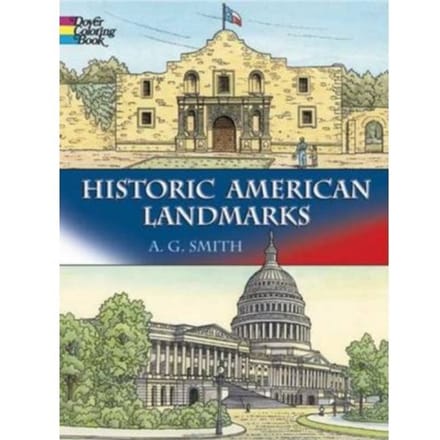 Historic American Landmarks - Dover History Coloring Book - Smith, A G