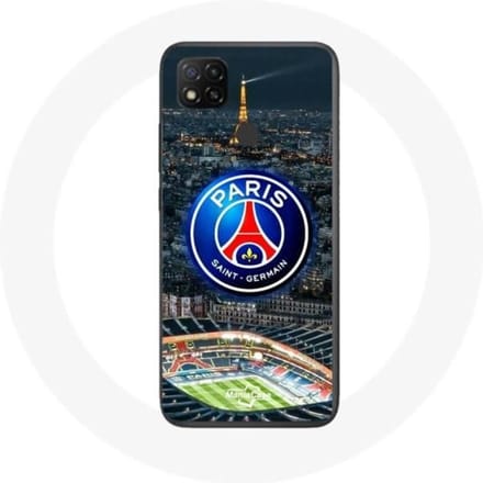 Xiaomi Redmi 9C hoesje psg-logo stadionnacht Eiffeltoren