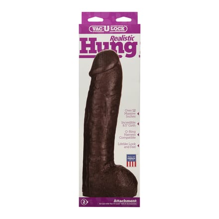 Realistic Ultraskyn Dildo 13 / 32 Cm Black