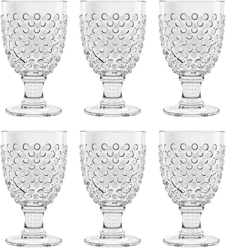 Plastic Drinkglazen - Bekers Set - Buiten Gebruik - Onbreekbaar Ontwerp - 6 Stuks 500ml - Helder