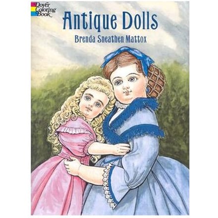 Antique Dolls Colouring Book - B. Mattox