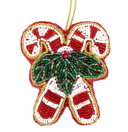 Hanger met kralen Candy Cane